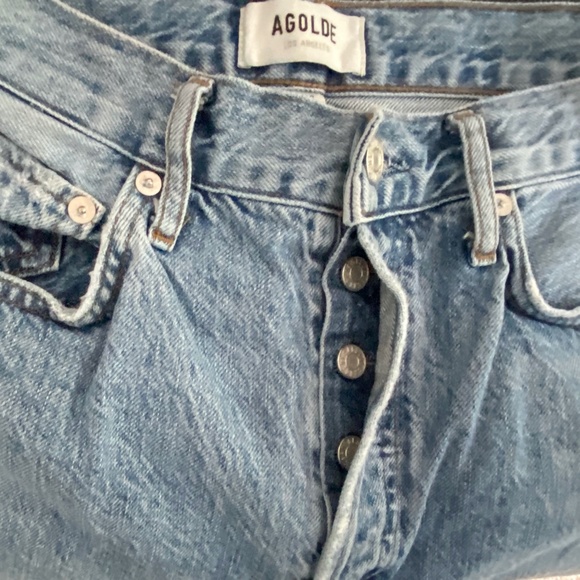Agolde Riley High Rise Crop Jean - 26 - Picture 9 of 9